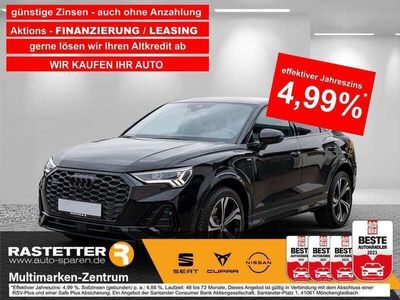 gebraucht Audi Q3 Sportback 40 TDI quattro S line Leder+20Z+ACC+360+eHeckkl+LED+MMI+SHZ+Privacy