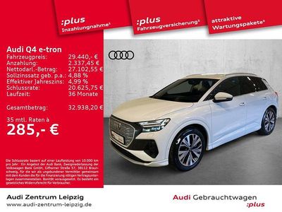 Gebraucht Audi Q4 e-tron Ambiente 150 kW (204 PS) 2022 Gletscherweiß metallic SUV