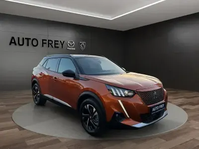 Gebraucht Peugeot e-2008 GT 100 kW (136 PS) 2022 Orange SUV