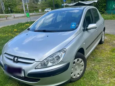 Gebraucht Peugeot 307 109 PS (80 kW) 2002 Silber Kleinwagen