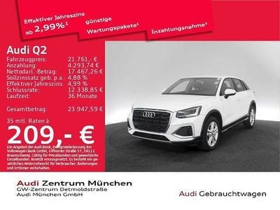 Usata Audi Q2 Advanced 110 CV (80 kW) 2023 Bianco SUV