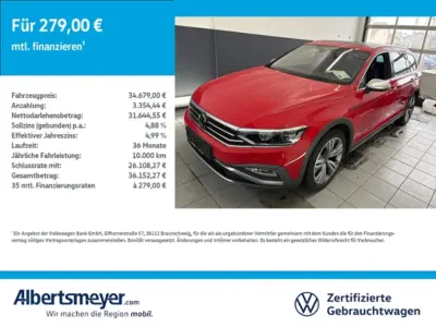 Usata VW Passat Alltrack 200 CV (147 kW) 2023 Rosso Station wagon