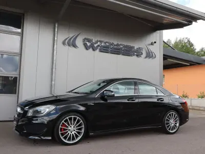 Gebraucht Mercedes CLA220 AMG line 177 PS (130 kW) 2015 Nachtschwarz Limousine