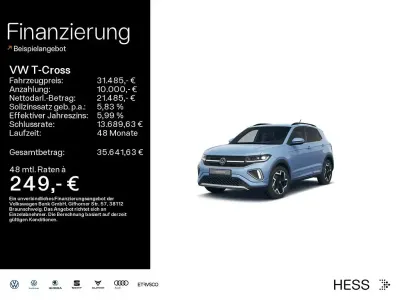 Brugt VW T-Cross R-line 116 HK (85 kW) 2026 Blå SUV