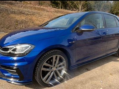 Usata VW Golf VII R-line 150 CV (110 kW) 2018 Blu Berlina