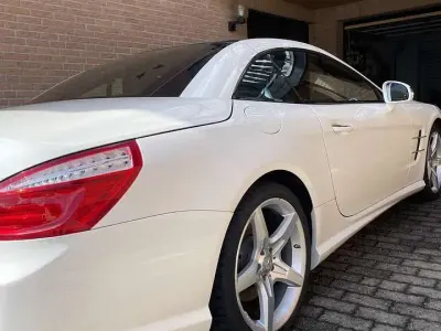Gebraucht Mercedes SL350 306 PS (225 kW) 2015 Weiß Cabrio