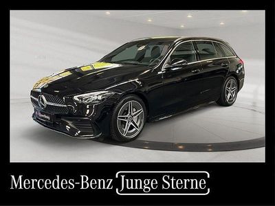 Obsidianschwarz Gebraucht 2024 Mercedes C300 AMG Kombi | 42.927 € (Guter Preis)