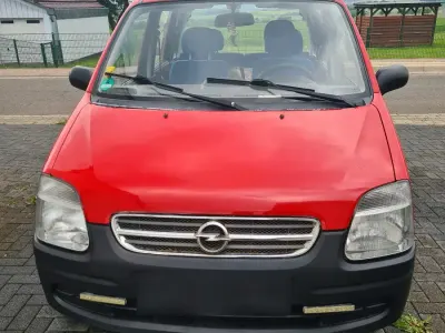 Gebraucht Opel Agila 2002 Rot Van / Kleinbus