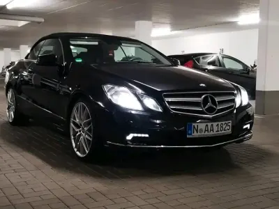 Brugt Mercedes E250 Avantgarde 204 HK (150 kW) 2010 Sort Cabriolet