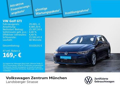 Gebraucht VW Golf VIII GTI 245 PS (180 kW) 2024 Blau Limousine