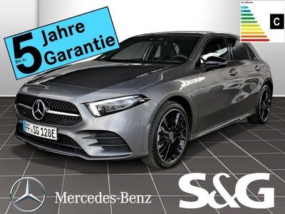 gebraucht Mercedes A250 e AMG Night+MBUX+RüKam+M-LED+AHK+19+Distro