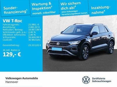 Gebraucht VW T-Roc Goal 116 PS (85 kW) 2025 Deep black perleffekt SUV