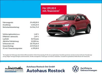 Gebraucht VW T-Roc Life 150 PS (110 kW) 2025 Rot SUV