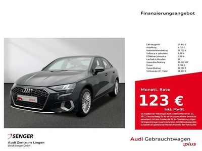 Gebraucht Audi A3 Ambiente 110 PS (80 kW) 2022 Manhattangrau metallic Limousine
