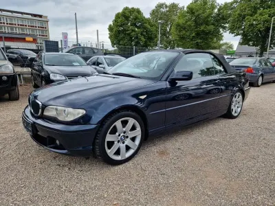 Gebraucht BMW 320 Cabriolet Sport Line 150 PS (110 kW) 2006 Blau Cabrio