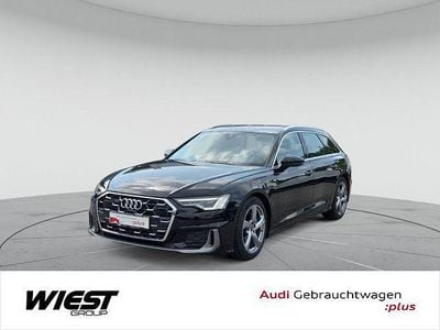 Mythosschwarz metallic Gebraucht 2024 Audi A6 S-Line Kombi | 46.000 € (Fairer Preis)