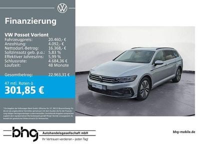 Gebraucht VW Passat GTE 218 PS (160 kW) 2020 Silber Kombi