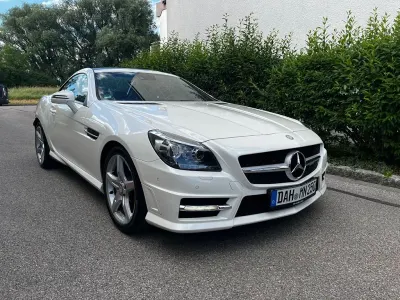 Gebraucht Mercedes SLK250 204 PS (150 kW) 2012 Weiß Cabrio