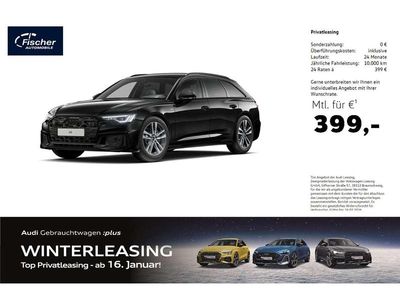 Mythosschwarz metallic Gebraucht 2025 Audi A6 S-Line Kombi | 52.480 € (Superpreis)