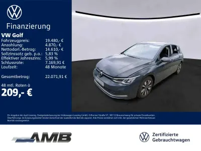 Gebraucht VW Golf VIII Move 110 PS (80 kW) 2024 Grau Limousine