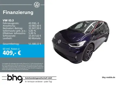 Gebraucht VW ID.3 GTX 239 kW (326 PS) 2026 Ultra violet metallic/schwarz Kleinwagen