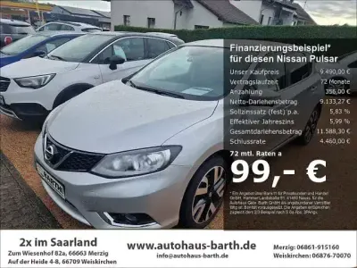Gebraucht Nissan Pulsar Tekna 116 PS (85 kW) 2017 Silver (m) (metallic) Limousine