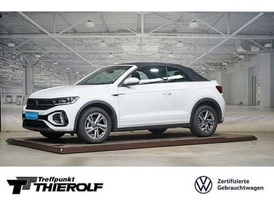 Pure white Gebraucht 2025 VW T-Roc Cabriolet R-line Cabrio | 31.780 € (Guter Preis)