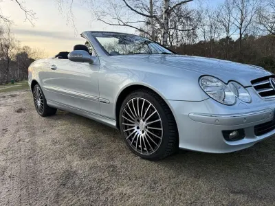 Gebraucht Mercedes CLK200 Avantgarde 184 PS (135 kW) 2008 Silber Cabrio