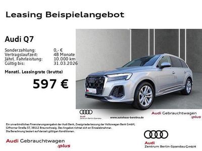 Gebraucht Audi Q7 S-Line 231 PS (169 kW) 2024 Silber SUV
