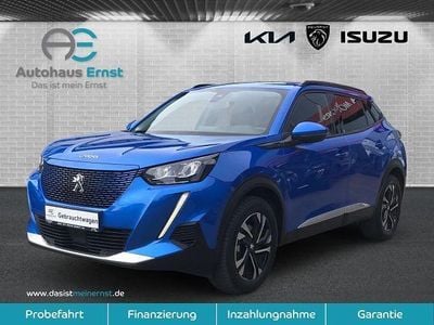 Blau Gebraucht 2021 Peugeot e-2008 Allure SUV | 17.990 € (Fairer Preis)