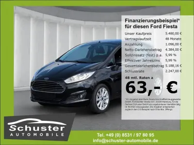 Używany Ford Fiesta Titanium 101 KM (74 kW) 2016 Czarny Hatchback