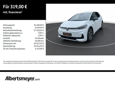 Neu VW ID.3 Life 125 kW (170 PS) 2026 Weiß Kleinwagen