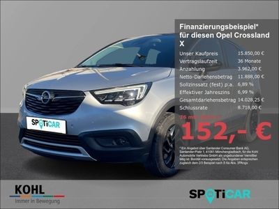 gebraucht Opel Crossland X 120 Jahre 1.2 Turbo 110PS Autom PDC