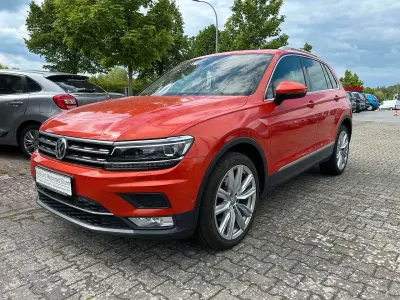 Gebraucht VW Tiguan Highline 179 PS (131 kW) 2017 Orange SUV