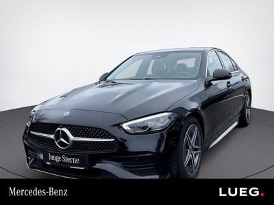 Gebraucht Mercedes C200 AMG 204 PS (150 kW) 2025 Metalliclack obsidianschwarz Limousine