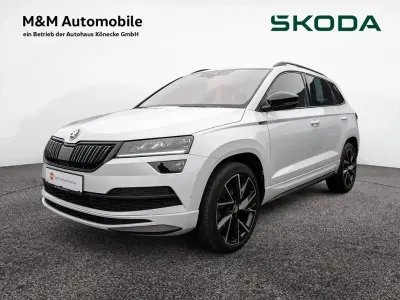 Używany Skoda Karoq SportLine 150 KM (110 kW) 2021 Biały SUV