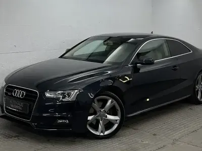 Usata Audi A5 S-Line 224 CV (164 kW) 2014 Blu Coupé