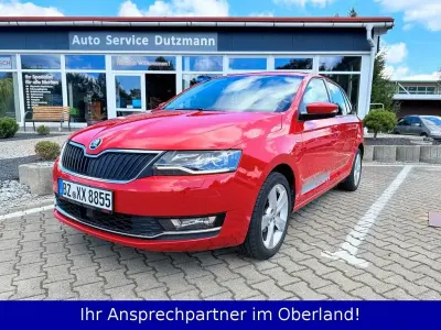 Gebraucht Skoda Rapid Clever 95 PS (69 kW) 2018 Rot Kleinwagen