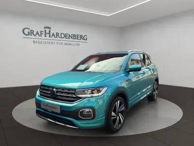 Używany VW T-Cross R-line 150 KM (110 kW) 2021 Niebieski SUV
