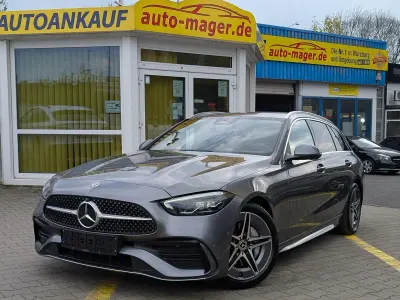 Gebraucht Mercedes C200 AMG line 224 PS (164 kW) 2023 Selenitgrau Kombi