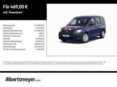 Gebraucht VW Caddy Basis 122 PS (89 kW) 2024 Blau Van / Kleinbus