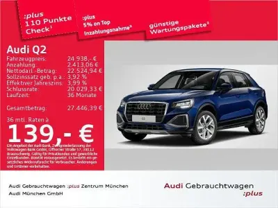 Gebraucht Audi Q2 Advanced 150 PS (110 kW) 2025 Navarrablau metallic SUV