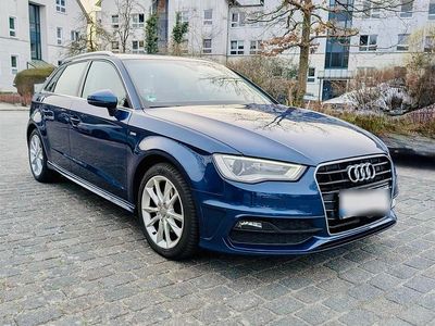 Gebraucht Audi A3 S-Line 150 PS (110 kW) 2015 Blau Kombi