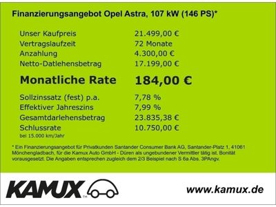 gebraucht Opel Astra 1.4 Turbo ST Design & Tech +LED+AHK+SHZ+