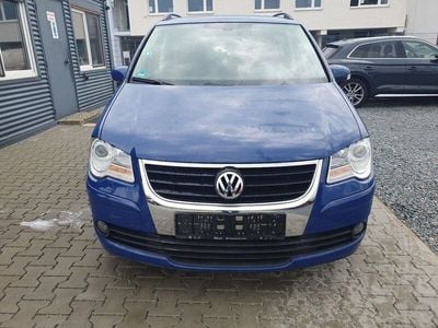 Gebraucht VW Touran United 109 PS (80 kW) 2008 Blau Van / Kleinbus