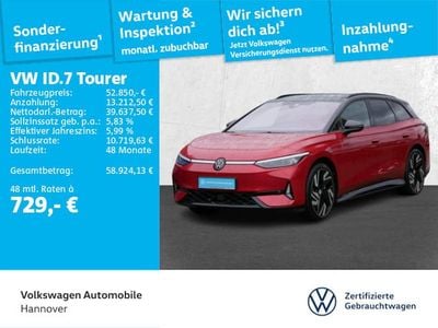 Gebraucht VW ID.7 GTX 250 kW (340 PS) 2025 Kings red metallic Kombi