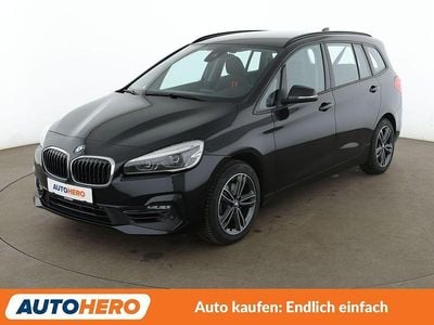 Gebraucht BMW 216 Gran Tourer Sport Line 109 PS (80 kW) 2019 Schwarz Van / Kleinbus