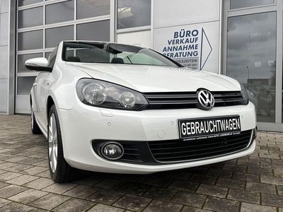 Gebraucht VW Golf Cabriolet Life 140 PS (102 kW) 2014 Weiß Cabrio