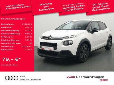 Gebraucht Citroën C3 Feel 68 PS (50 kW) 2018 Polarweiss Kleinwagen