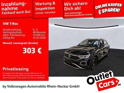 Gebraucht VW T-Roc 150 PS (110 kW) 2022 Deep black perleffekt SUV